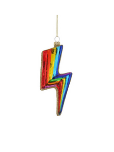 Rainbow Bolt Ornament