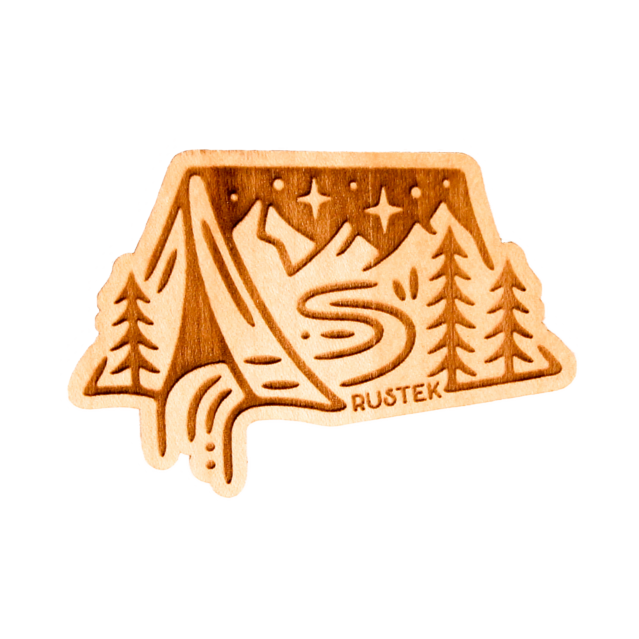 Rustek Collective Wood Stickers