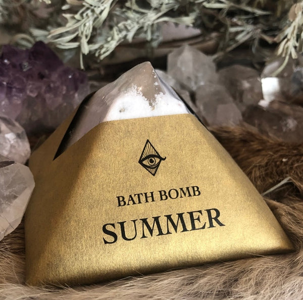 Crystal Pyramid Bath Bombs