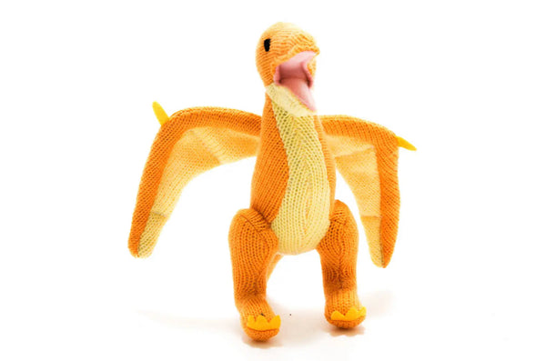 Knitted Dinosaur Rattle