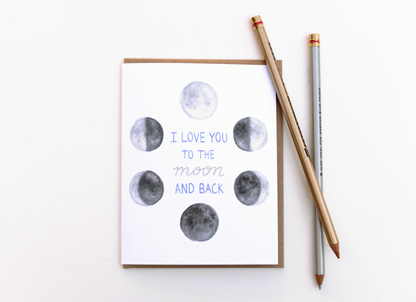 Moon Love Card