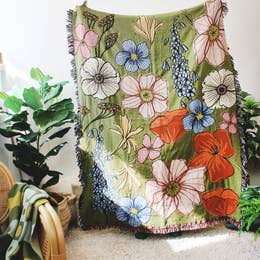 Woven Tapestry Blankets