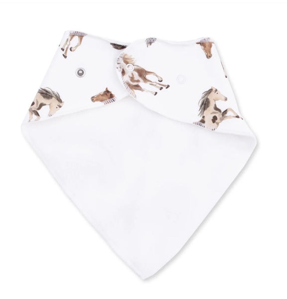 Wild Horses Bandana Bib