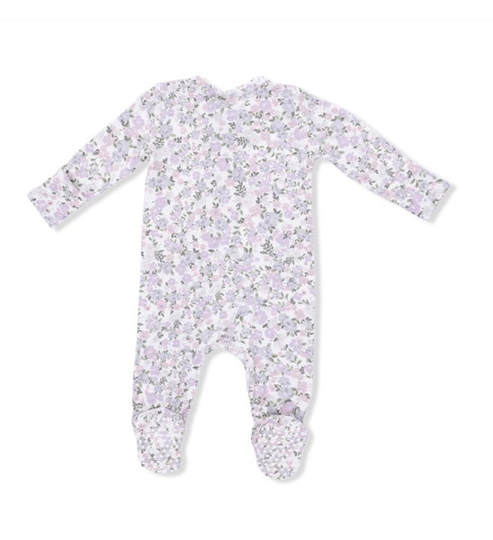 2-Way Shannon Floral Zipper Footie
