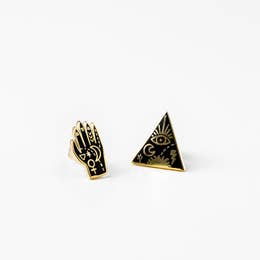 22k Gold Gilded Posts Earrings