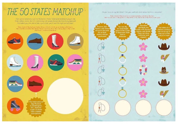 The 50 States: Activity Book - by Gabrielle Balkan