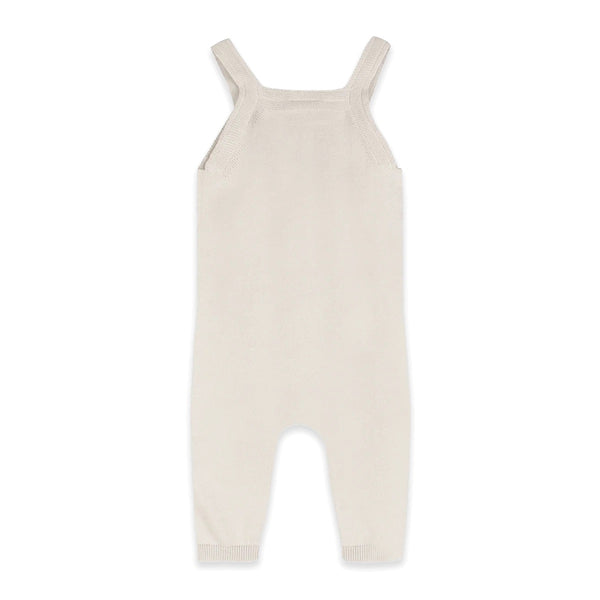 Bear Fair Isle Knit Baby Overall Set