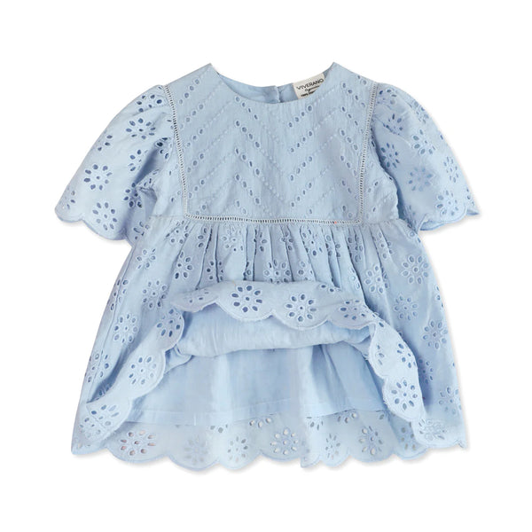 Milos Schiffli Baby Dress + Bloomer