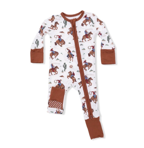 Buckaroo Western 2-Way Zipper Romper