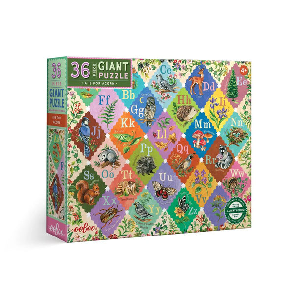 A is for Acorn 36 Piece Giant Alphabet Puzzle