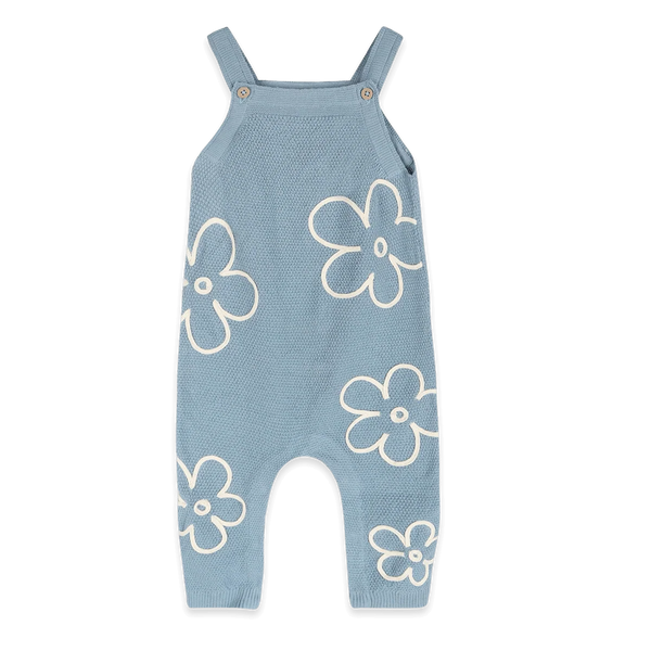 Wildflower Embr Knit Baby Overall Set
