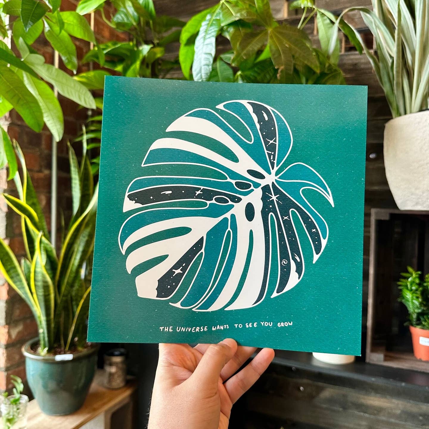 Monstera Print