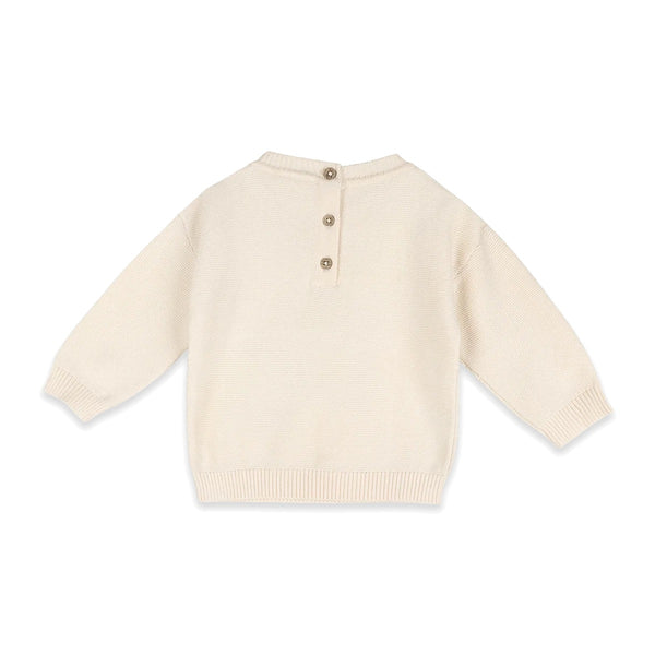 Woodland Animals Knit Baby Pullover