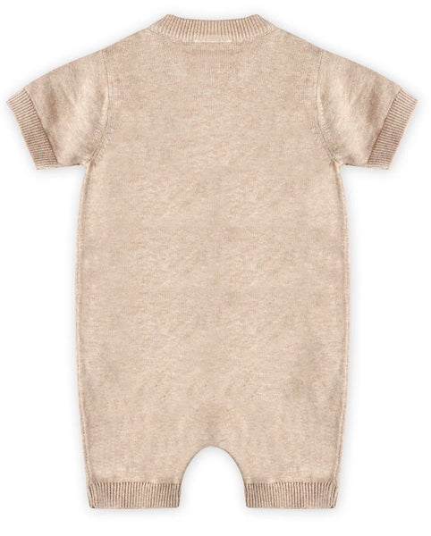Dino Applique Baby Knit Romper