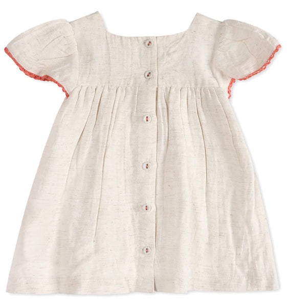 Gabi Embroidered Baby Dress + Bloomer