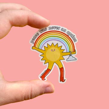 The Peach Fuzz stickers