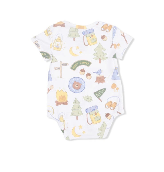 Camping Shortsleeved Onesie