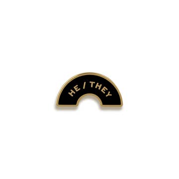 Pronoun Enamel Pins