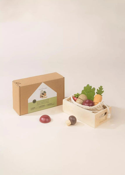 Wooden Vegetable Play Set