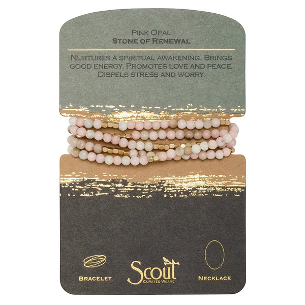 Stone Wrap Bracelet/Necklace