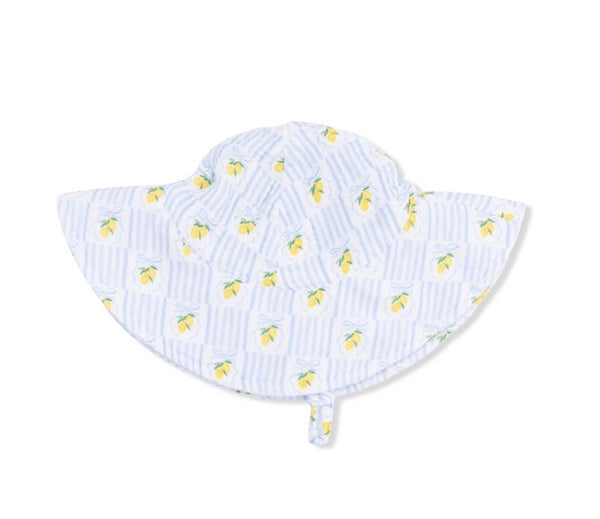 Lovely Lemons Wide Brim Sun Hat