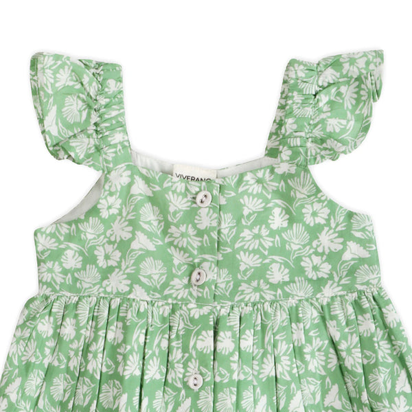 Ivy Embroidered Baby Dress + Bloomer