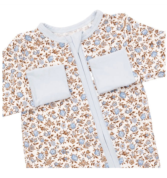 Hazel Floral 2-Way Zipper Romper
