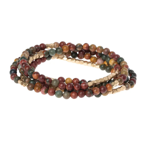 Stone Wrap Bracelet/Necklace