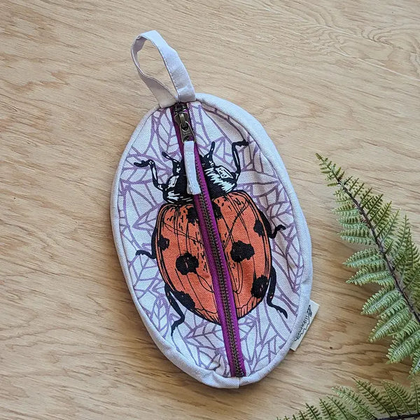 Zippered Pouch | Ladybug