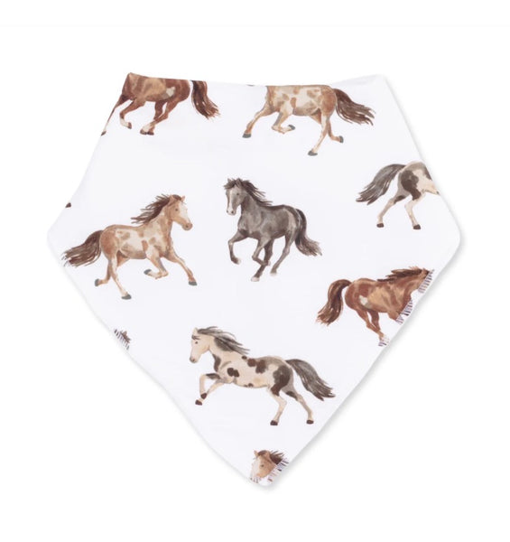 Wild Horses Bandana Bib