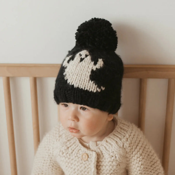 Kids Knit Ghost Beanie