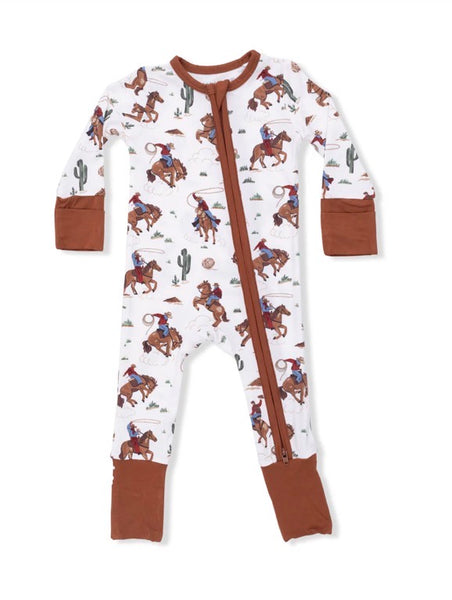 Buckaroo Western 2-Way Zipper Romper