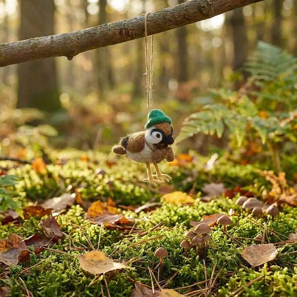 Byron Bird Watcher Felt Ornament
