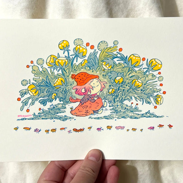Spirit of Small Beasts Riso Print