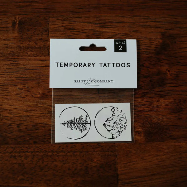 Nature Themed Temporary Tattoos