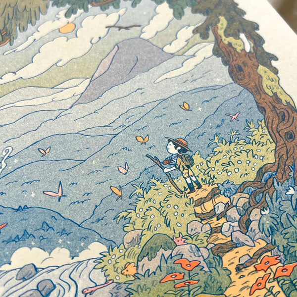 Mountain Dreams Riso Print