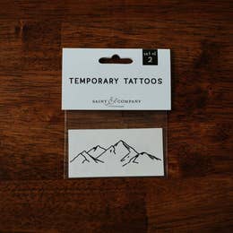 Nature Themed Temporary Tattoos