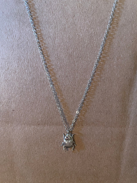 Fortune Beetle Necklace