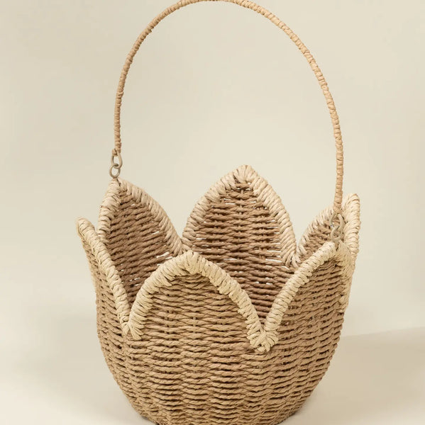 Large Flower Shaped Basket