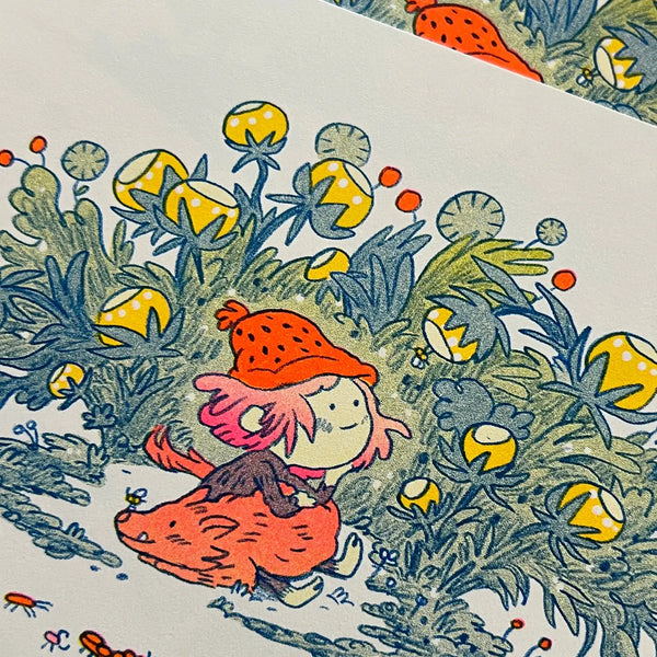 Spirit of Small Beasts Riso Print