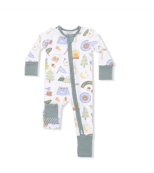 Camping Footie 2-Way Zipper Romper