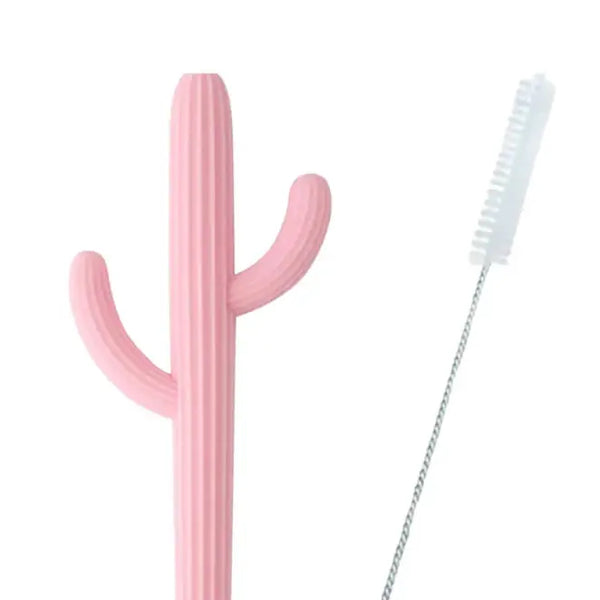 Cactus Teether Straw