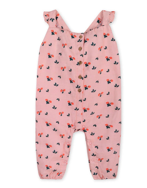 Strawberry Ruffled Baby Jumpsuit