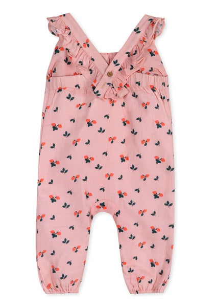 Strawberry Ruffled Baby Jumpsuit