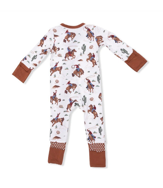 Buckaroo Western 2-Way Zipper Romper