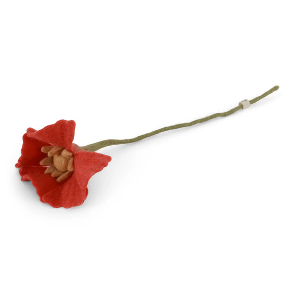 Poppy Flower- Coral