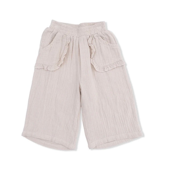 Happy Suns Peplum Tank with Wide Leg Pant
