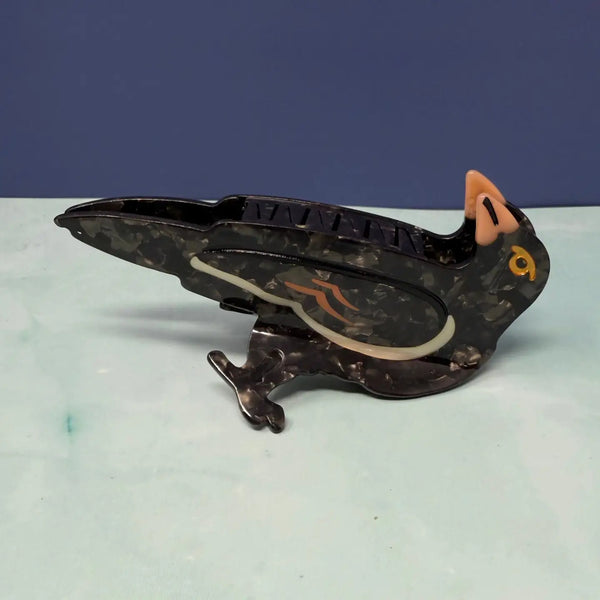 Raven / Crow Hair Claw Clip