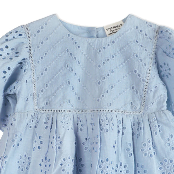 Milos Schiffli Baby Dress + Bloomer