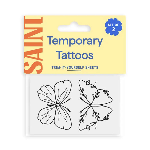 Nature Themed Temporary Tattoos